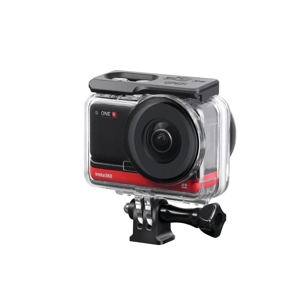 [Panorama Lens Edition] Camera Diving Case Waterproof Protective Cover for Insta360 ONE R Camera Accessories