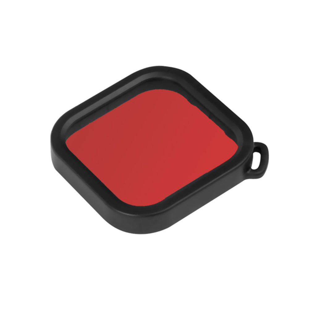 [4K Lens/Leica]Housing Case for Insta360 ONE R Camera Diving Lens Filter Lens Accessories - Red