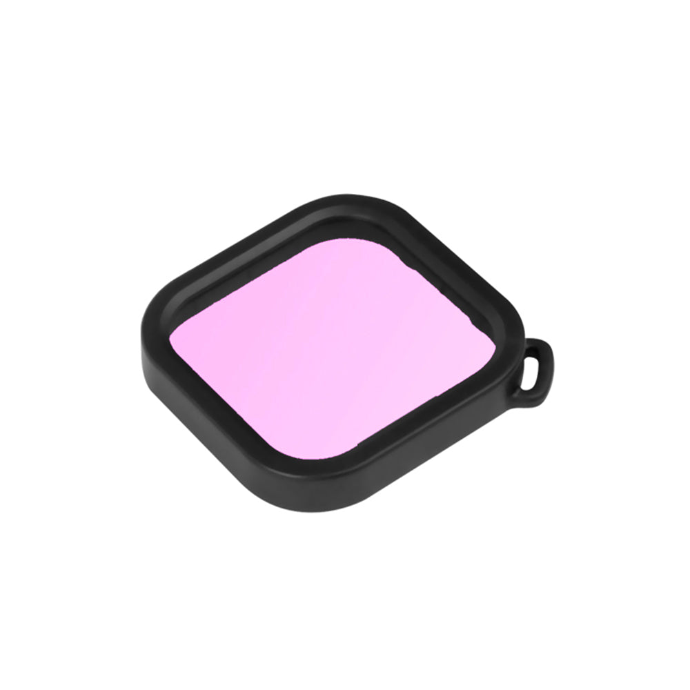 [4K Lens/Leica]Housing Case for Insta360 ONE R Camera Diving Lens Filter Lens Accessories - Pink