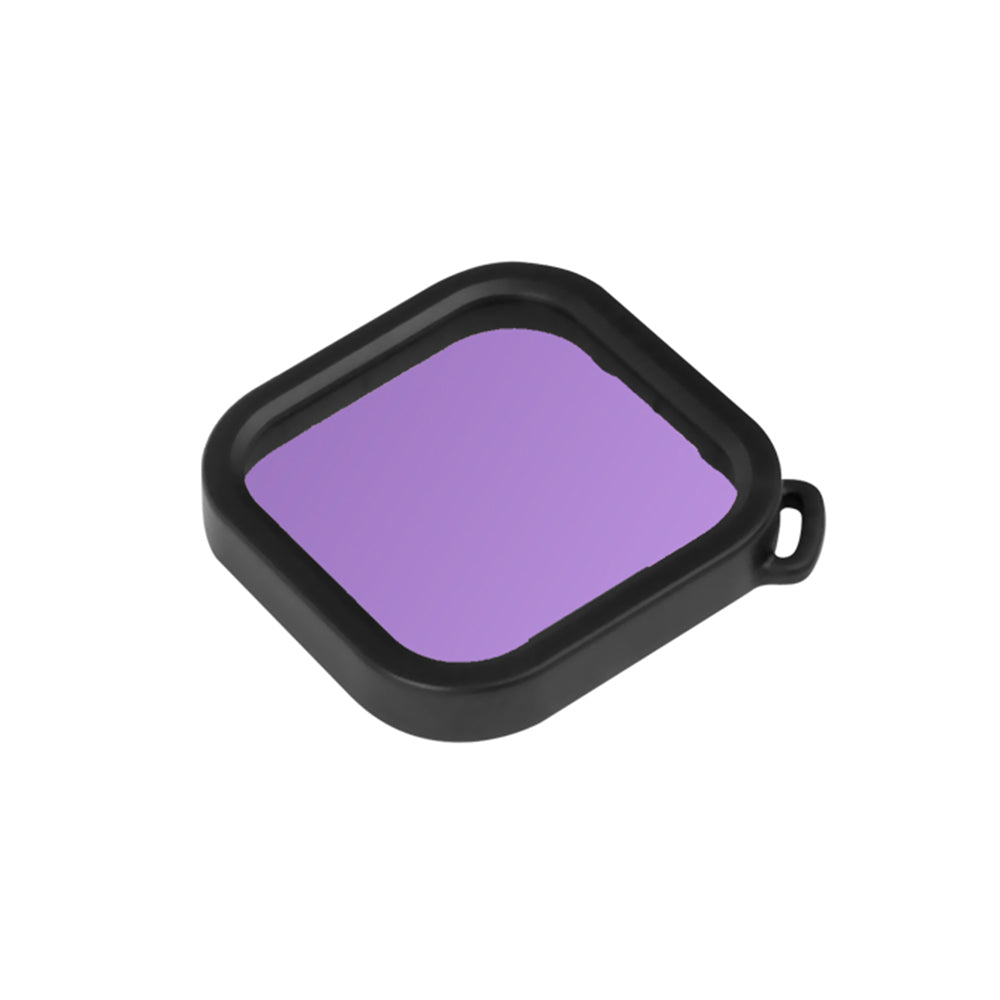 [4K Lens/Leica]Housing Case for Insta360 ONE R Camera Diving Lens Filter Lens Accessories - Purple