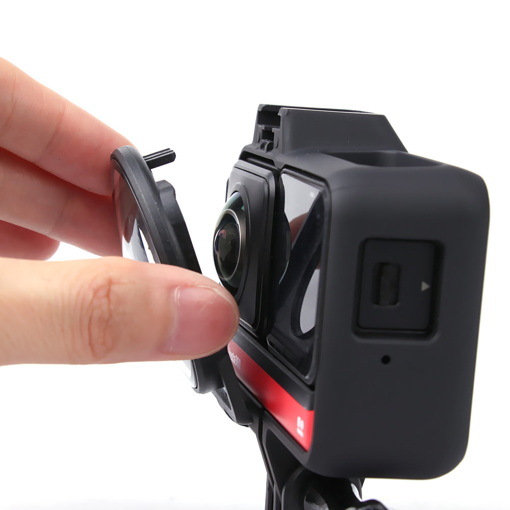2Pcs/Set Panoramic Lens Protection Cover for Insta360 ONE R Camera Accessories