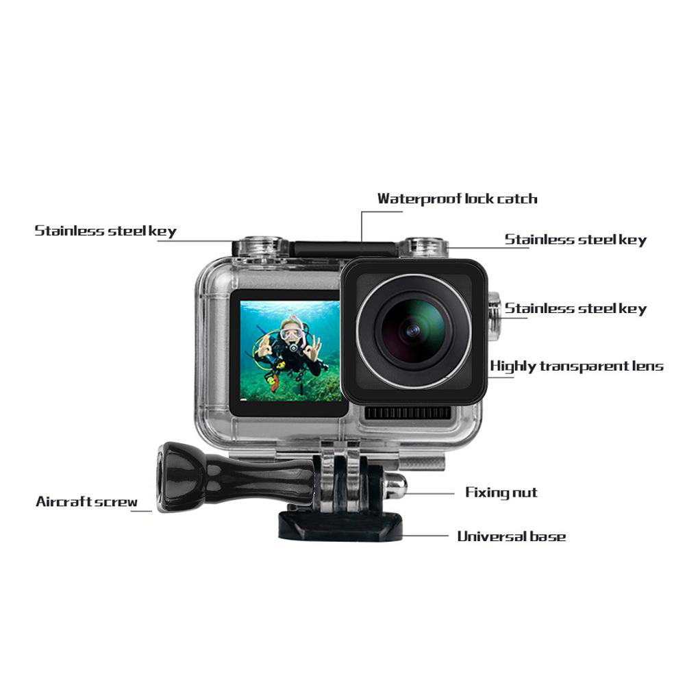 HSP6669 Sports Diving Camera Waterproof Housing Case for DJI Osmo Action
