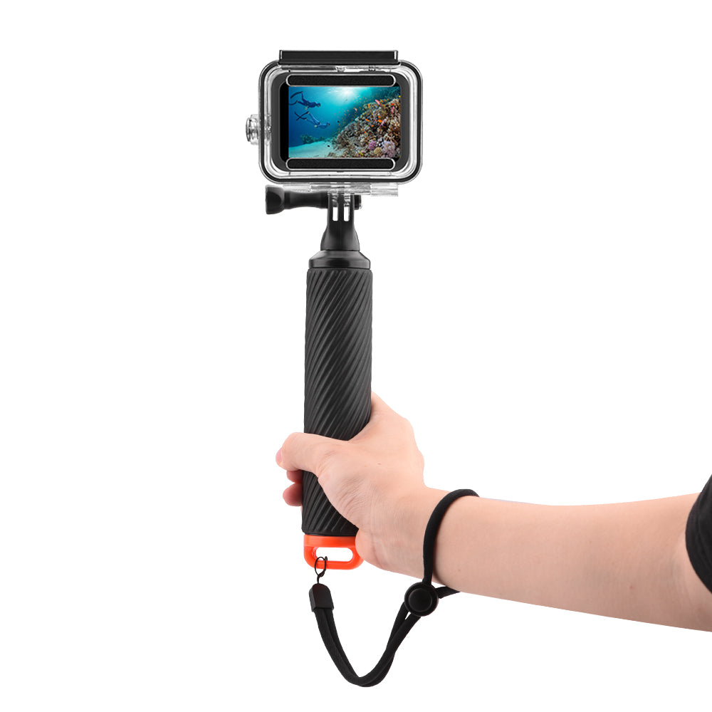 Diving Float Rod Water Floating Buoyancy Rod Handle for GoPro Hero 8 7 6 5 4 Osmo Pocket Osmo Action Action - Orange