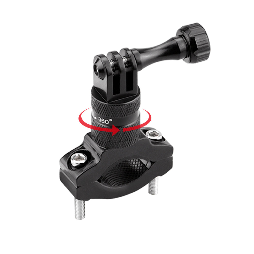 Bicycle Motorcycle Handlebar Aluminum Clip Bracket Holder for Osmo Action/GoPro Hero 5 6 7 8 Sports Camera