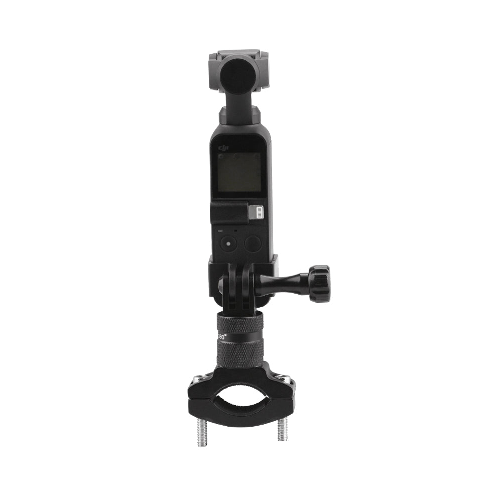 Bicycle Motorcycle Handlebar Aluminum Clip Bracket Holder for Osmo Pocket Gimbal Camera