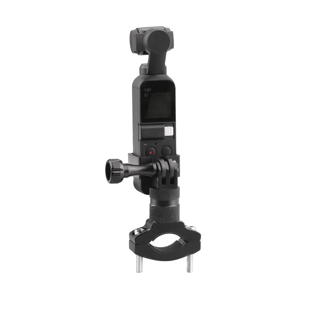 Bicycle Motorcycle Handlebar Aluminum Clip Bracket Holder for Osmo Pocket Gimbal Camera