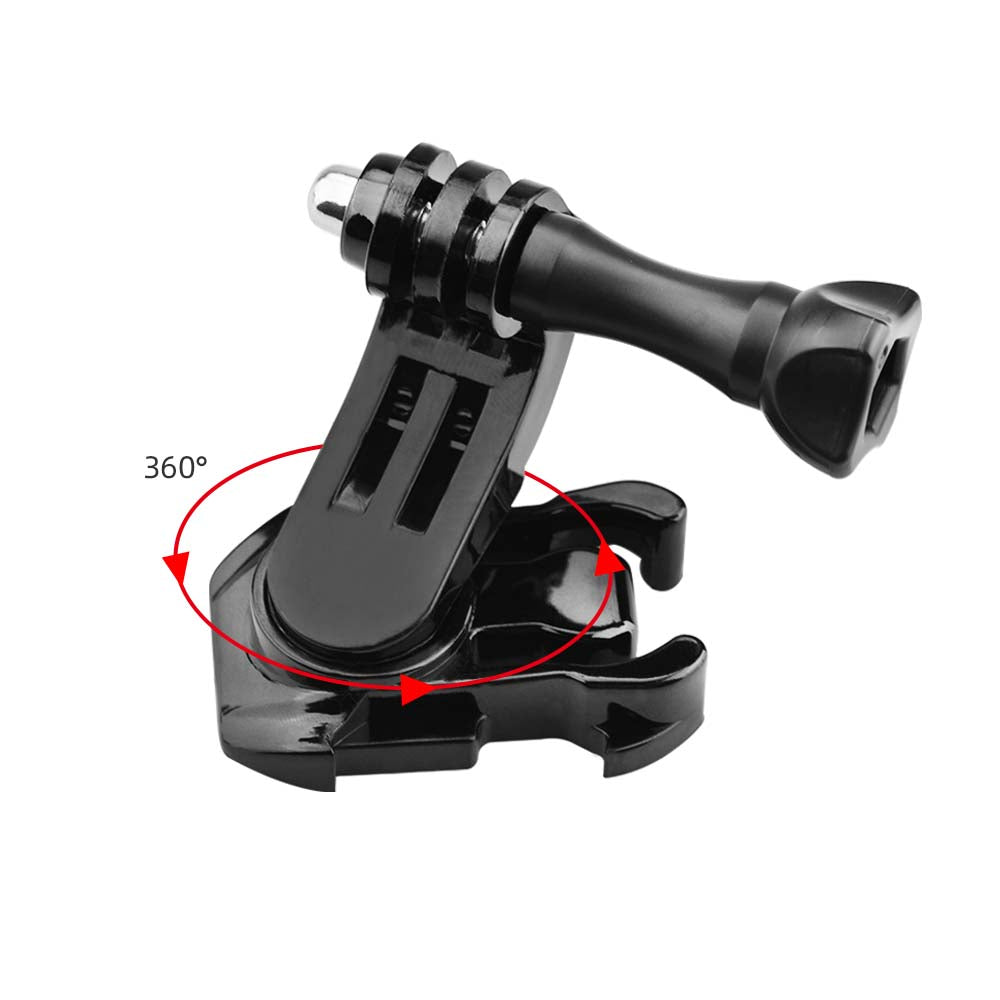 360 Degree Rotating J-hook Fixed Base Vertical Surface Mount Adapter for Osmo Action/GoPro Hero 8 7 5 Sports Camera Accessories
