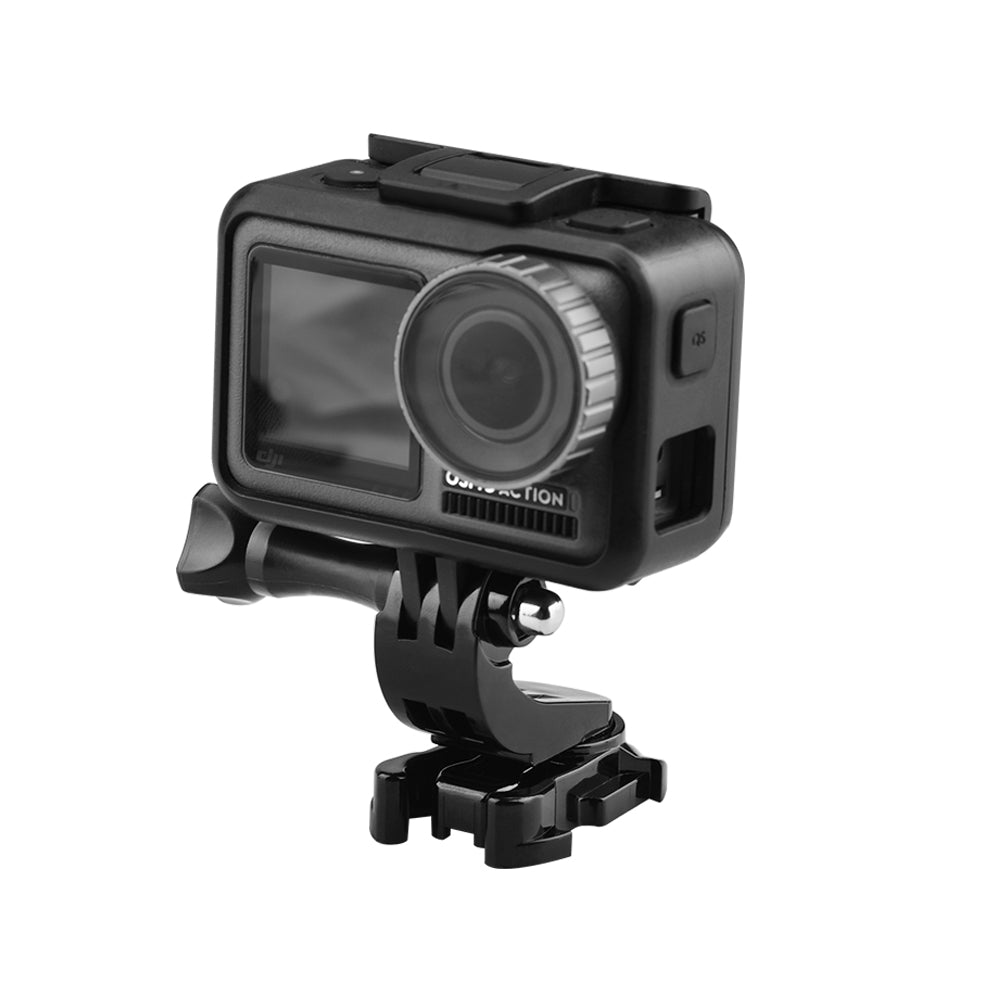 360 Degree Rotating J-hook Fixed Base Vertical Surface Mount Adapter for Osmo Action/GoPro Hero 8 7 5 Sports Camera Accessories