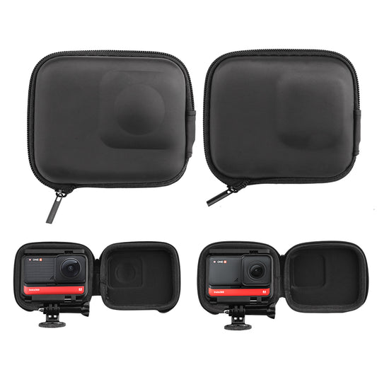 2PCS/Pack Mini Camera Case Portable Protective Case Storage Box Bag for Insta360 ONE R Camera