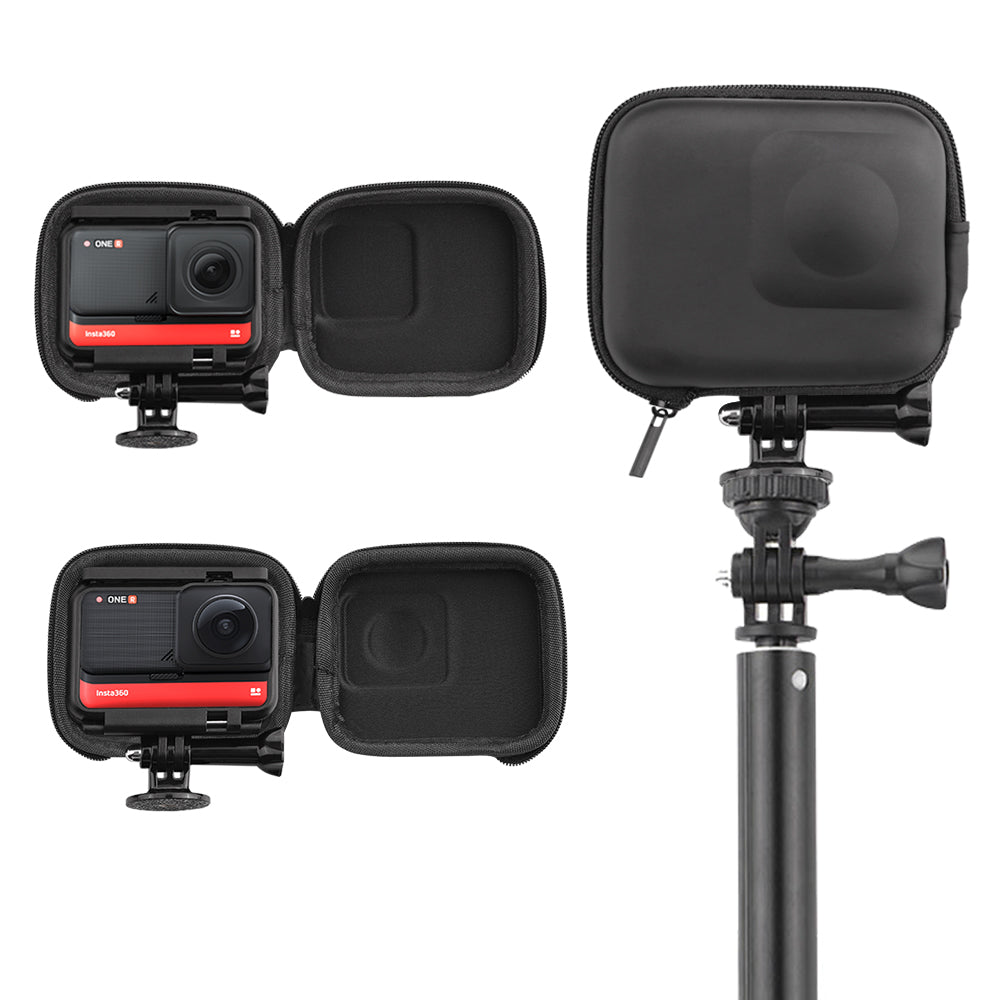 2PCS/Pack Mini Camera Case Portable Protective Case Storage Box Bag for Insta360 ONE R Camera