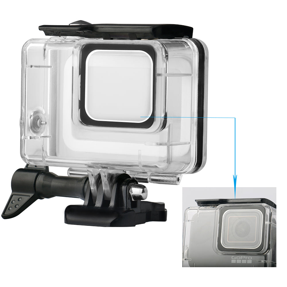 Waterproof Diving Protective Frame Case for GoPro Hero 7 Silver/White Sports Camera