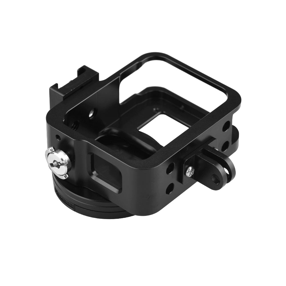 Panoramic Sports Camera External Fill Light Microphone Metal Cage for GoPro Hero 8