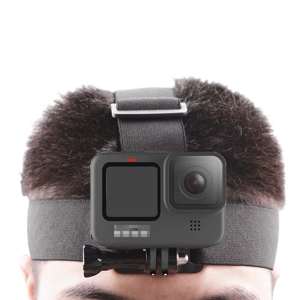 Practical Adjustable Nylon Camera Accessory for GoPro Hero 9 Lightweight Non-slip Sports Photography Outdoor Headband