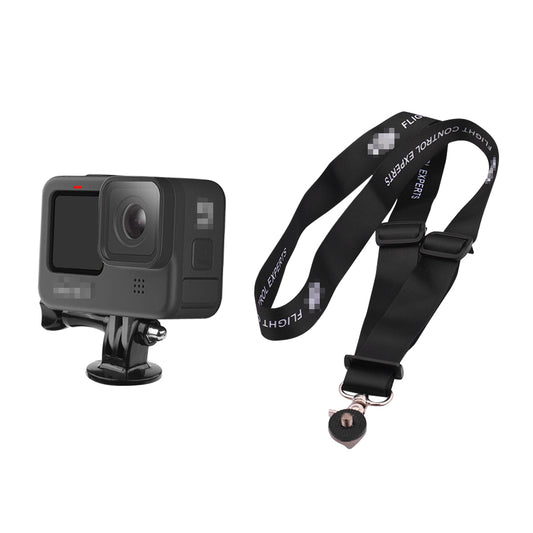 Neck Strap Lanyard Sling with Quick Release Buckle for GoPro Hero 9 - Black