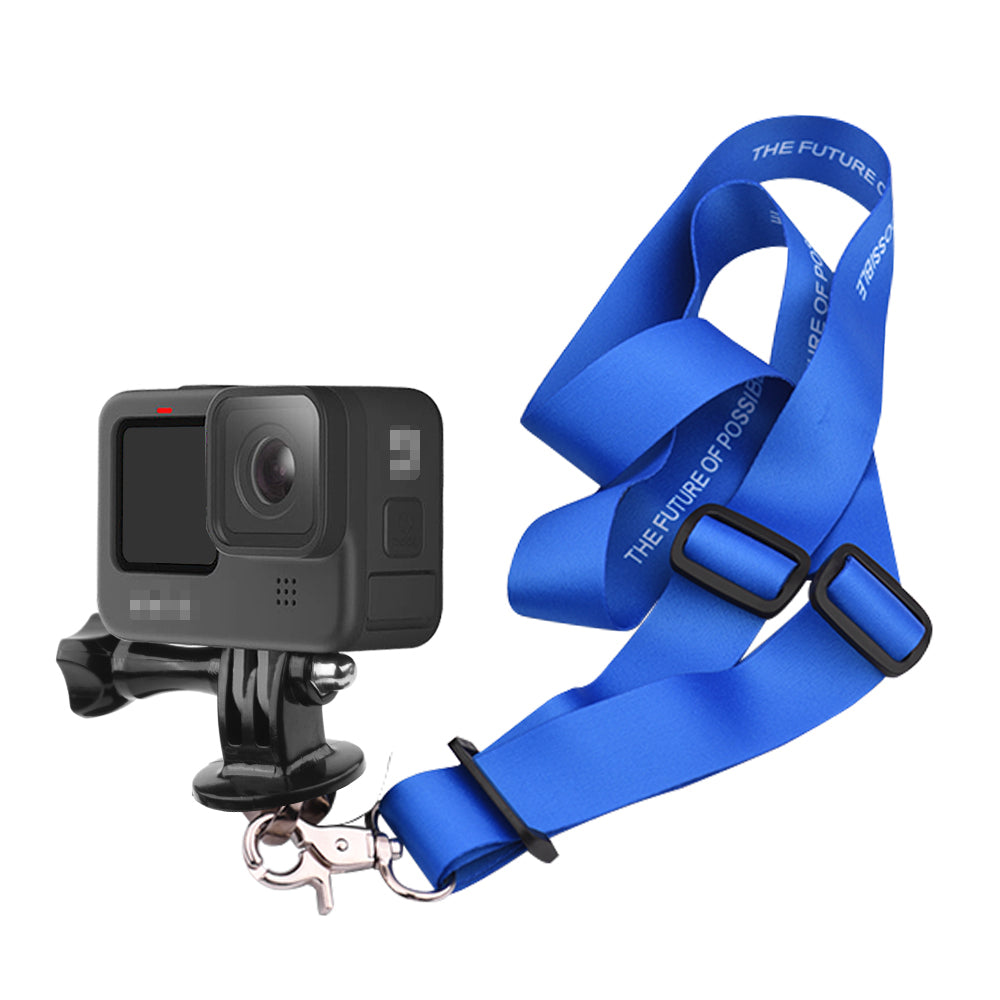 Neck Strap Lanyard Sling with Quick Release Buckle for GoPro Hero 9 - Blue
