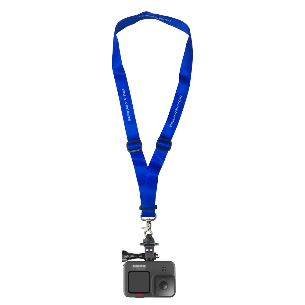 Neck Strap Lanyard Sling with Quick Release Buckle for GoPro Hero 9 - Blue
