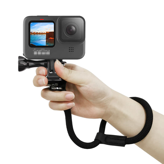 Safety Hand Strap Lanyard Sling Handheld Adapter for GoPro Hero 9 - Black