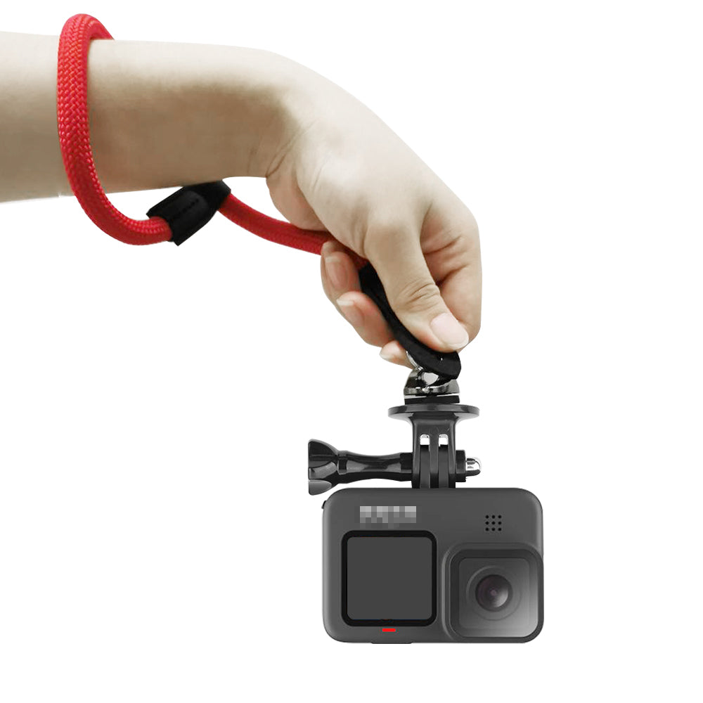 Safety Hand Strap Lanyard Sling Handheld Adapter for GoPro Hero 9 - Red