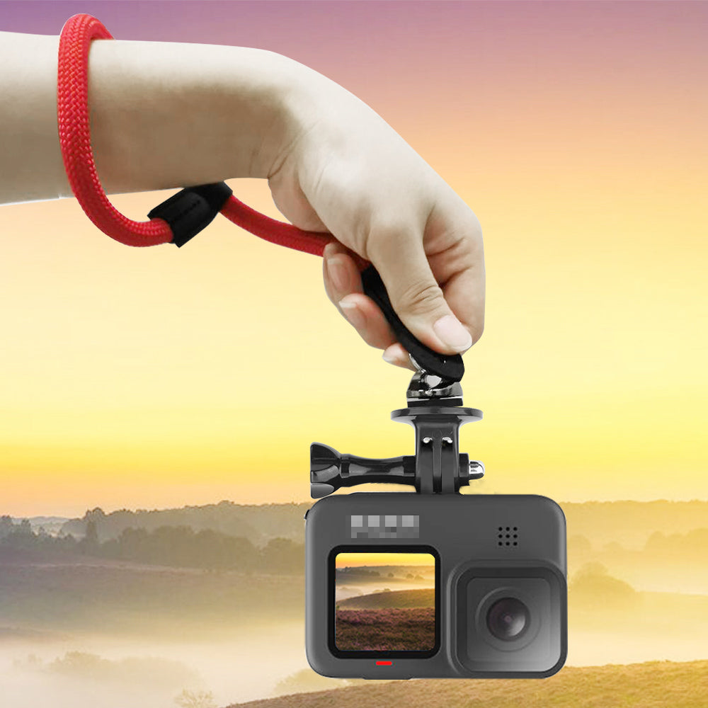 Safety Hand Strap Lanyard Sling Handheld Adapter for GoPro Hero 9 - Red