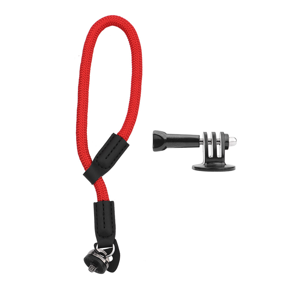 Safety Hand Strap Lanyard Sling Handheld Adapter for GoPro Hero 9 - Red