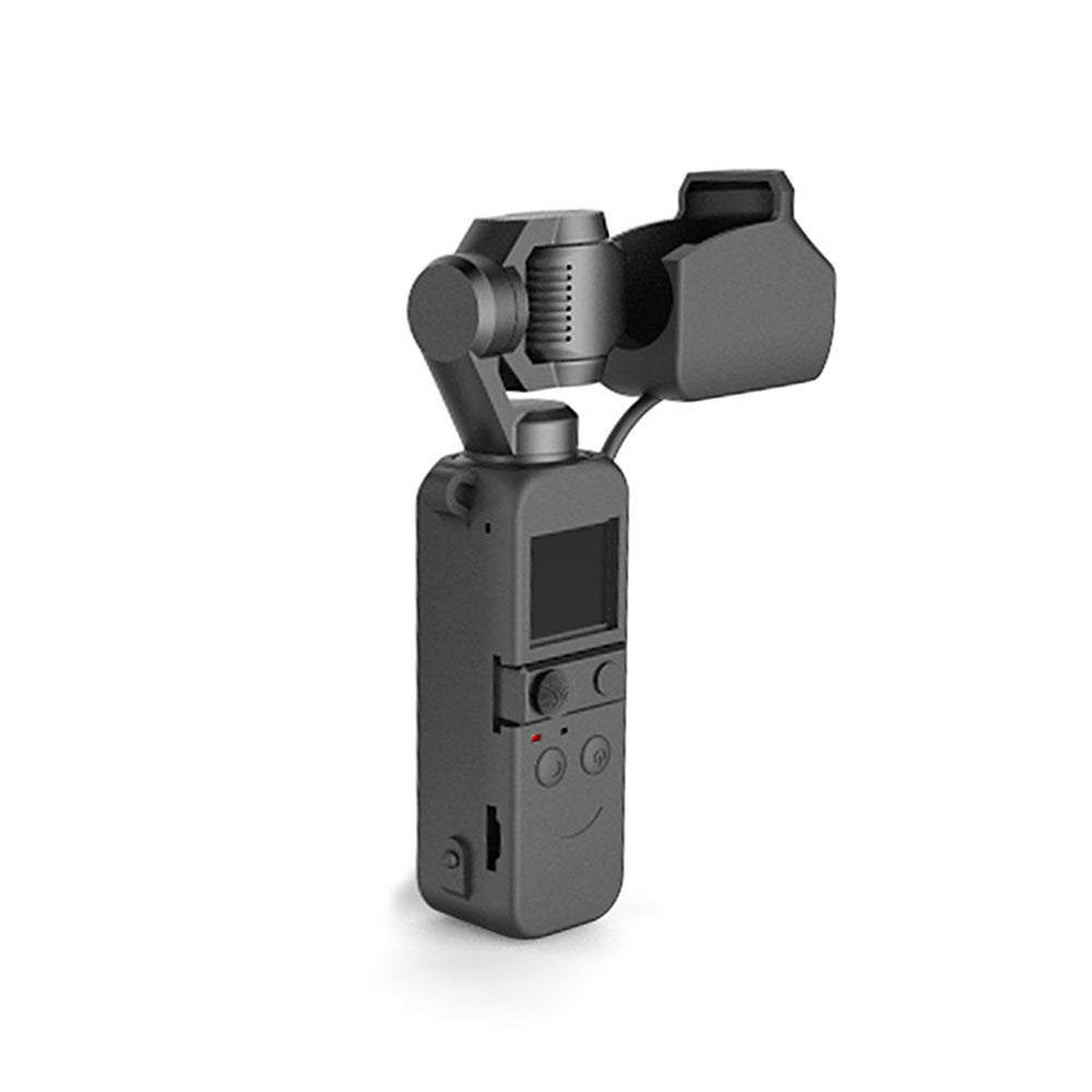 STARTRC 5-in-1 Gimbal Base Handle Anti-drop Silicone Case for DJI Pocket 2 - Black