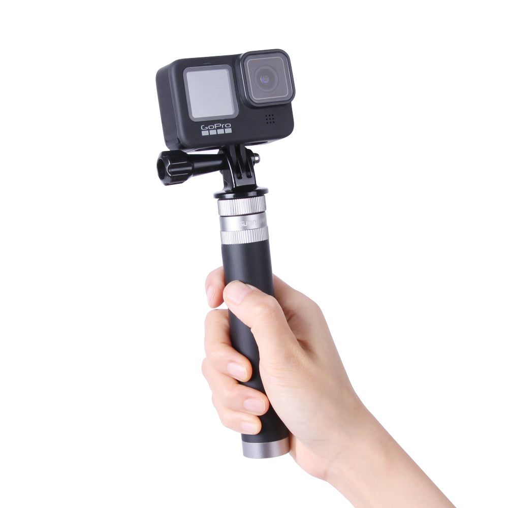Multifunctional Aluminum Alloy Extending Rod for GoPro Camera Action Camera - Silver