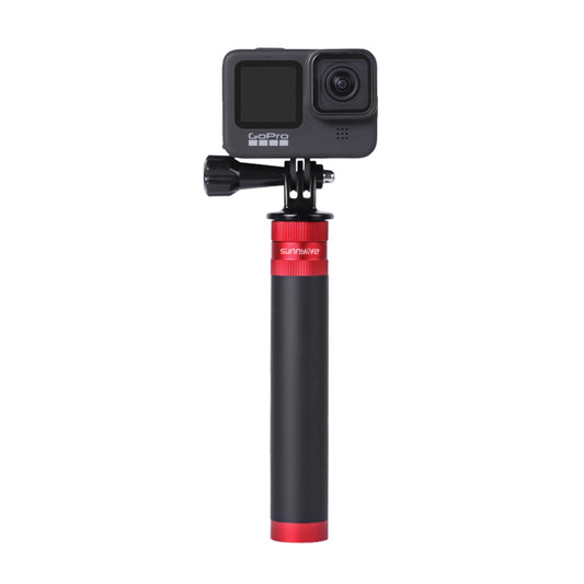 Multifunctional Aluminum Alloy Extending Rod for GoPro Camera Action Camera - Red