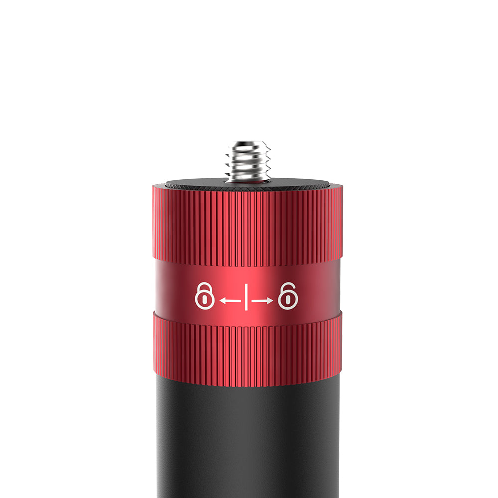 Multifunctional Aluminum Alloy Extending Rod for GoPro Camera Action Camera - Red