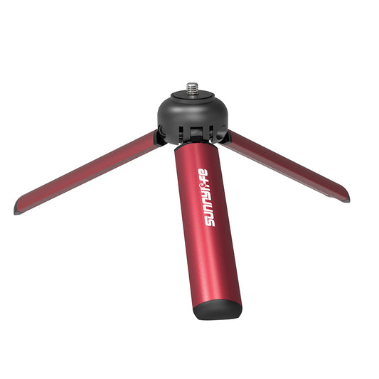 SUNNYLIFE Universal Aluminum Alloy Tripod for Action Camera, 13cm - Red