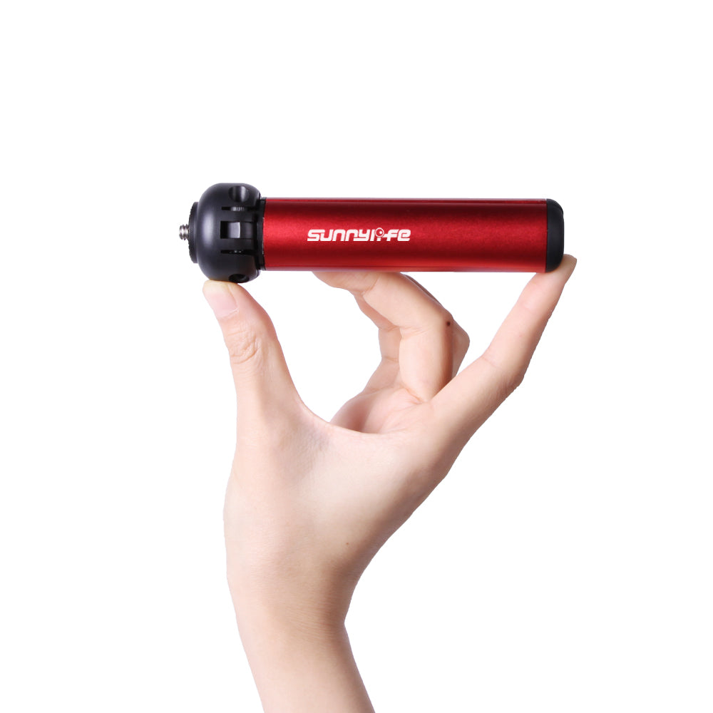SUNNYLIFE Universal Aluminum Alloy Tripod for Action Camera, 13cm - Red