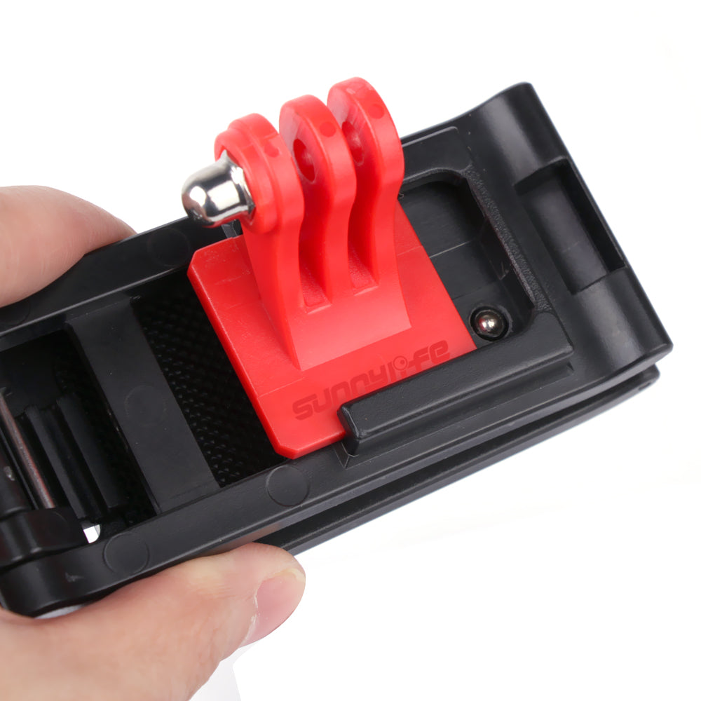 Multi-angle Adjustable Backpack Clip Action Camera Clamp for Insta360 One X2