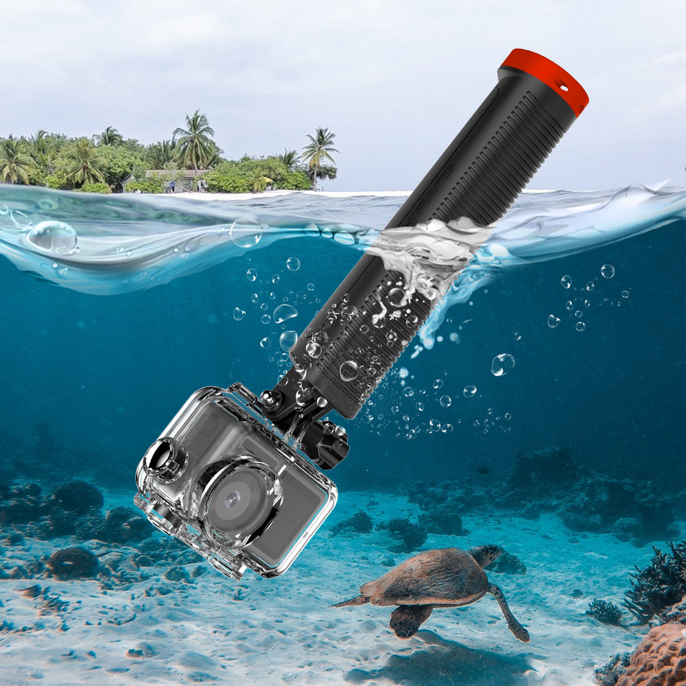 Underwater Photography Floating Handle Rod Action Camera Underwater Shooting Buoyancy Rod for Insta360 One/DJI Osmo Action/Action 2