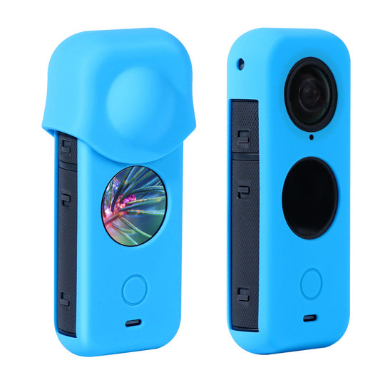 Mini Action Camera Silicone Protective Case for Insta360 One X2 - Blue