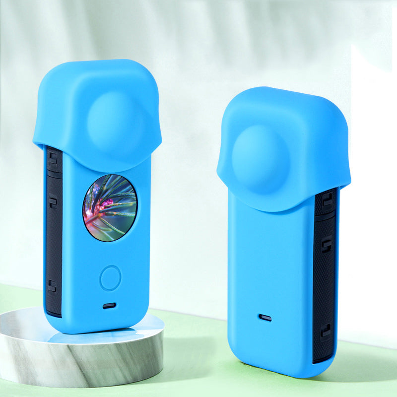 Mini Action Camera Silicone Protective Case for Insta360 One X2 - Blue
