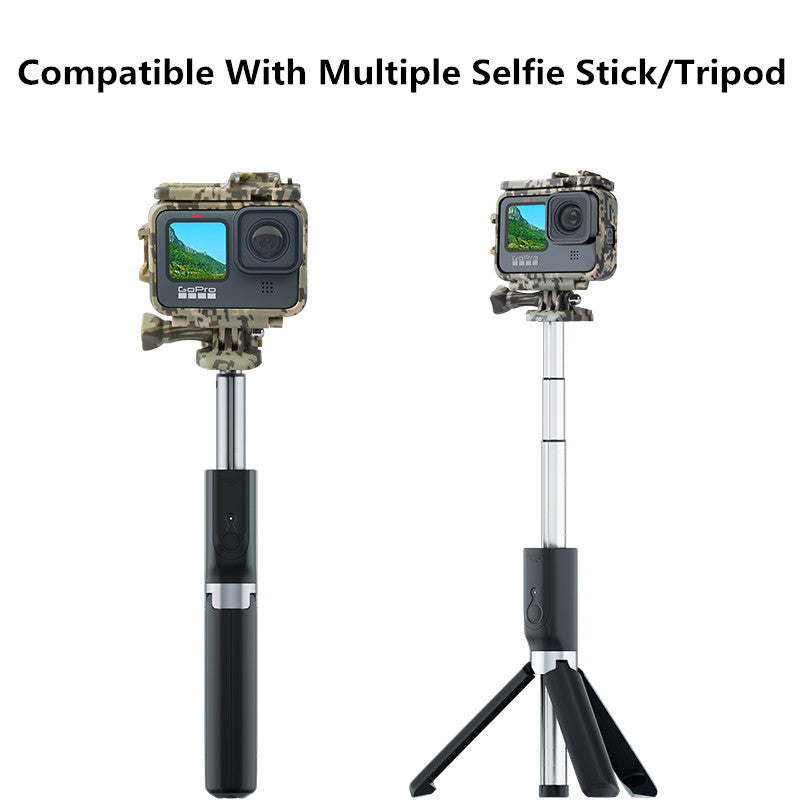 Camouflage Pattern Frame Mount Housing Case for GoPro Hero 9