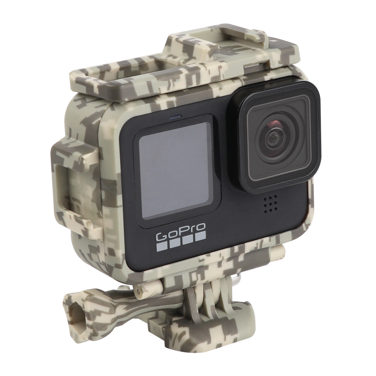 Camouflage Pattern Frame Mount Housing Case for GoPro Hero 9