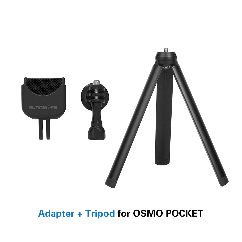 Sports Camera Expansion Bracket Adapter with Tripod Stand for DJI Osmo Pocket 2