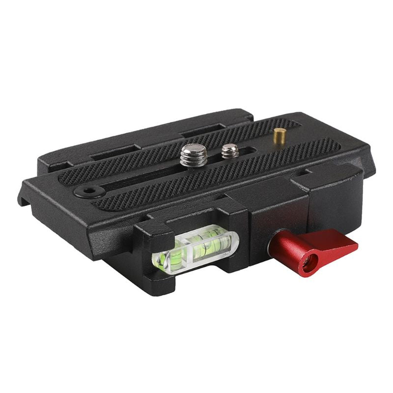 P200 Aluminum Alloy Quick Base Plate Holder Adapter for Manfrotto 577 501 500AH 701HDV Q5 Camera Tripod Accessory kit