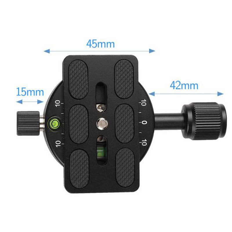 360-degree Panoramic Rotating Base Joint X64 Quick-release Plate Holder 3D Panoramic Head