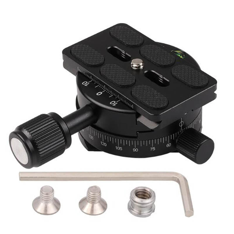 360-degree Panoramic Rotating Base Joint X64 Quick-release Plate Holder 3D Panoramic Head
