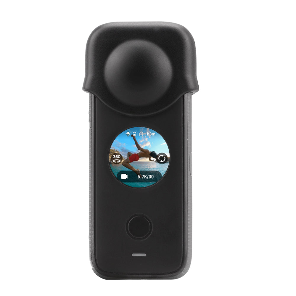 Lens Protective Cover Silicone Cover for Insta360 ONE X2 Panoramic Camera