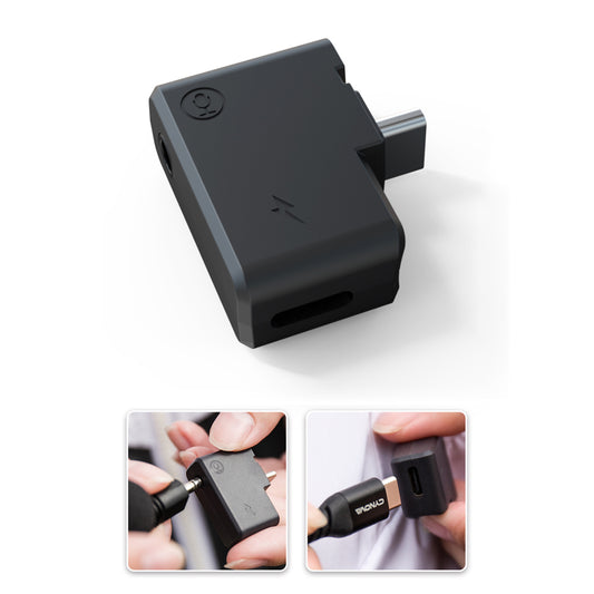 CYNOVA for Insta360 ONE X2 Charging Audio Adapter [3.5mm Audio + USB-C Port] EWB8342
