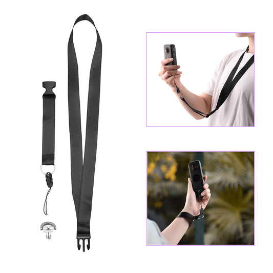 Neck Lanyard Strap Wrist Band Holder for Insta360 ONE X/X2/OSMO Pocket 2