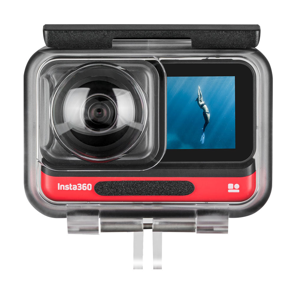 Waterproof Case Housing for Insta360 ONE R 360 Panorama Edition Underwater Diving Protective Cover