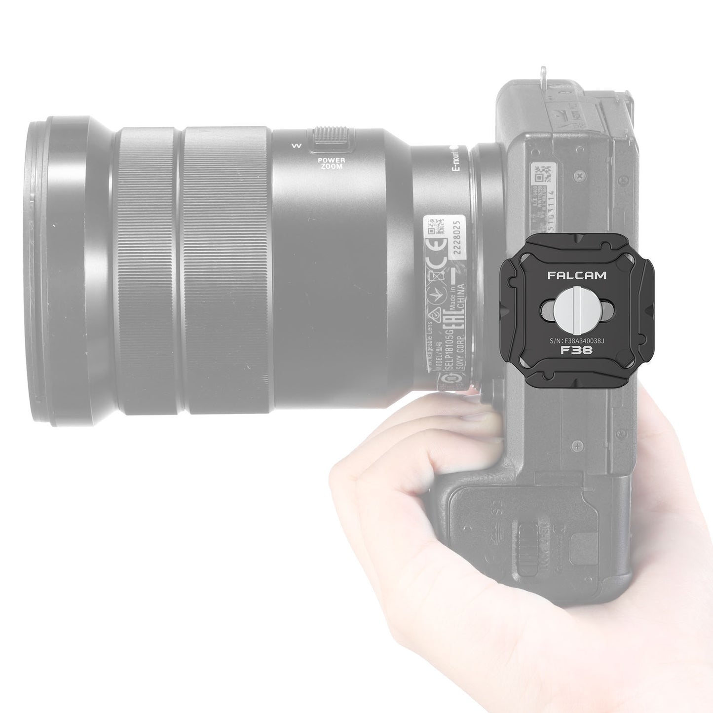 FALCAM 2269 F38 CNC Aluminum Alloy Quick Release Top Cap Cover for Arca Swiss Plate Tripod Mount