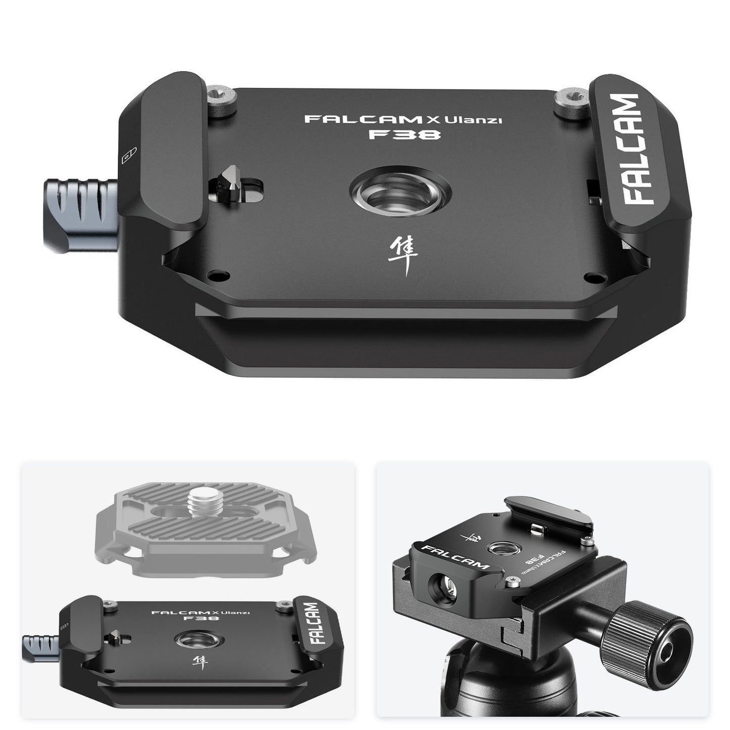 FALCAM 2270 F38 1/4 &amp; 3/8 Quick Release Base Mount for Arca Swiss Plate Tripod Mount