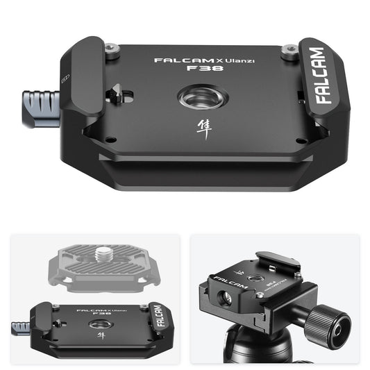 FALCAM 2270 F38 1/4 &amp; 3/8 Quick Release Base Mount for Arca Swiss Plate Tripod Mount
