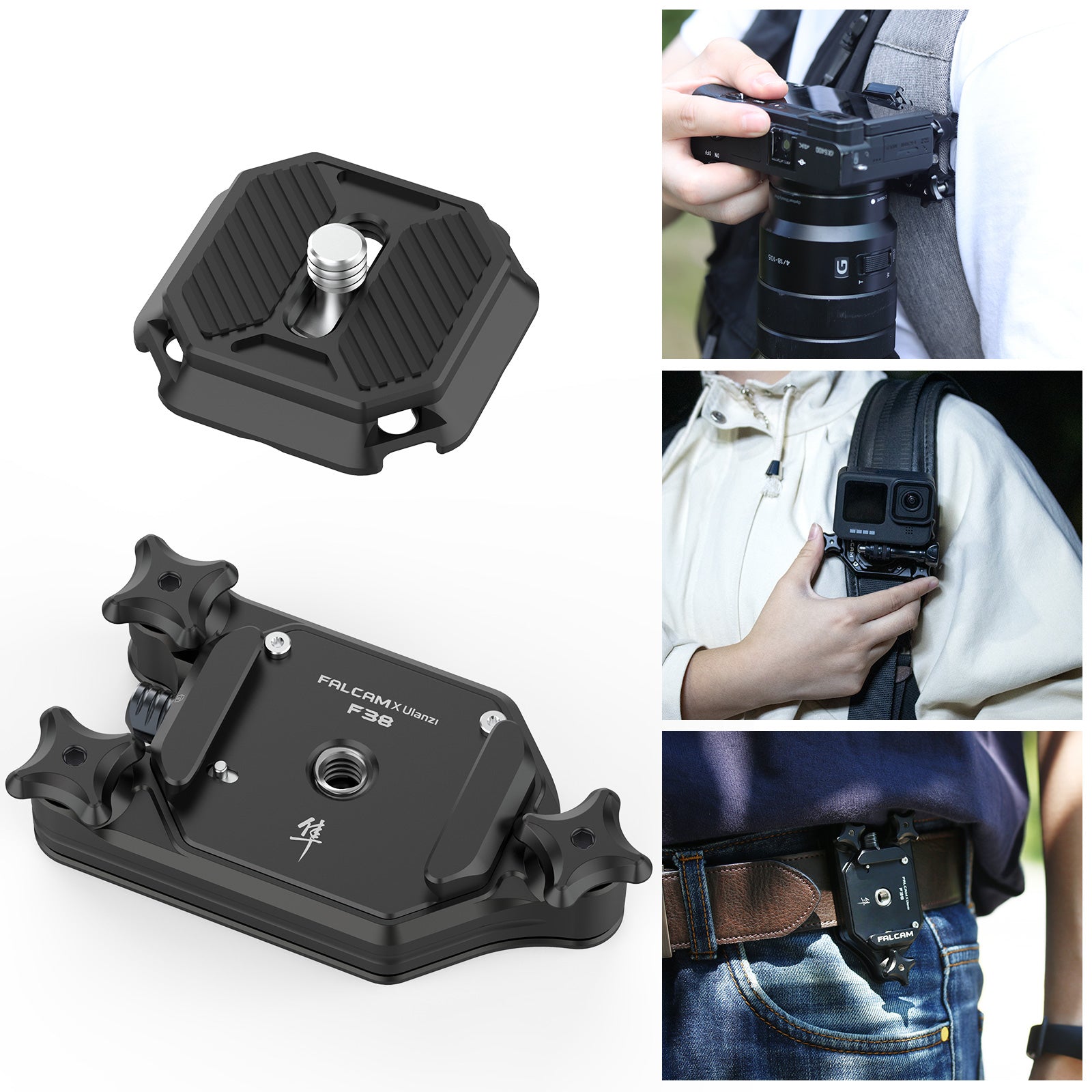 FALCAM 2271 F38 Quick Release System for DSLR Camera Stabilizer Tripod ...