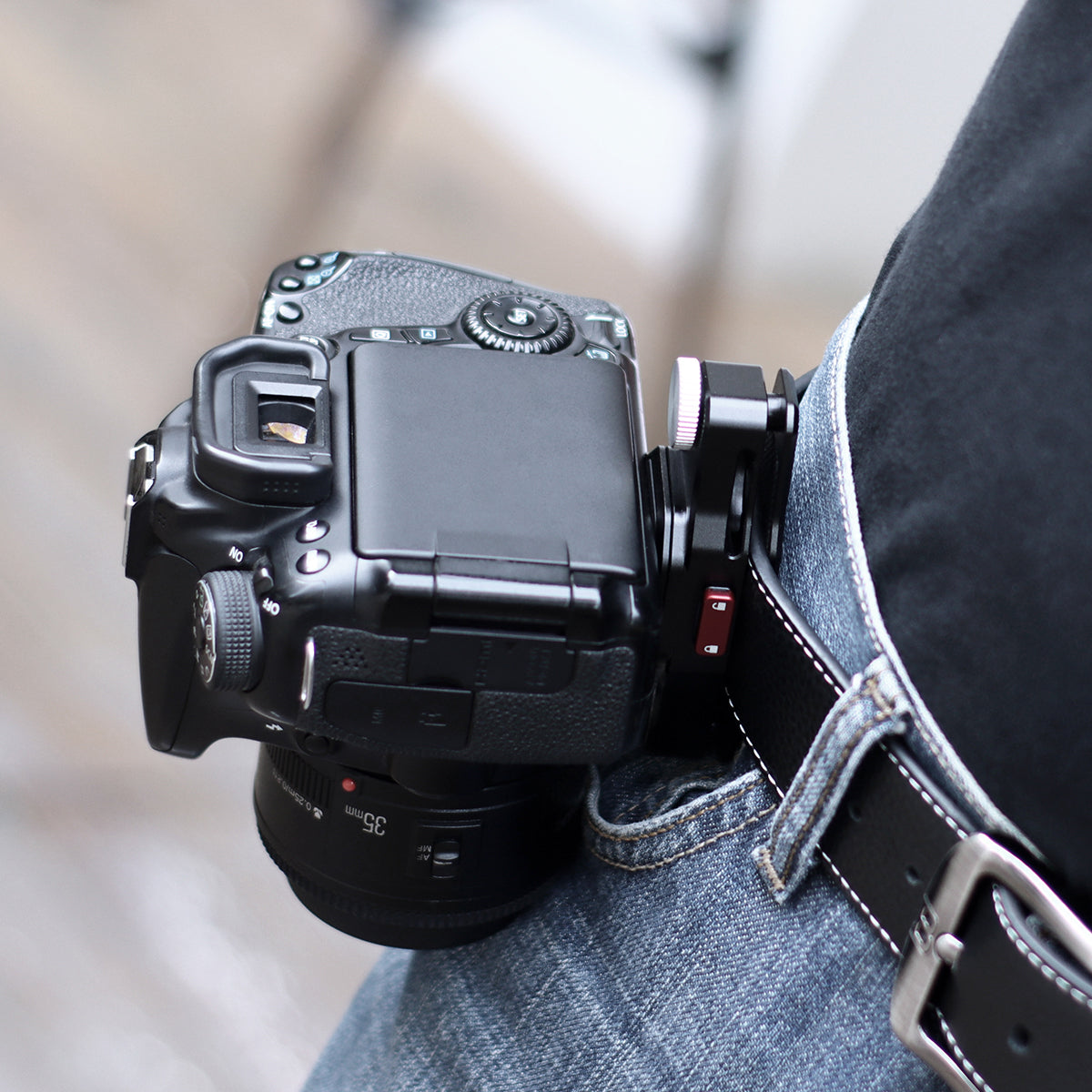 Uniqkart 2105 Claw Quick Release Plate Base Mount Quick Install System DSLR Action Camera Shoulder Strap Belt Clamp