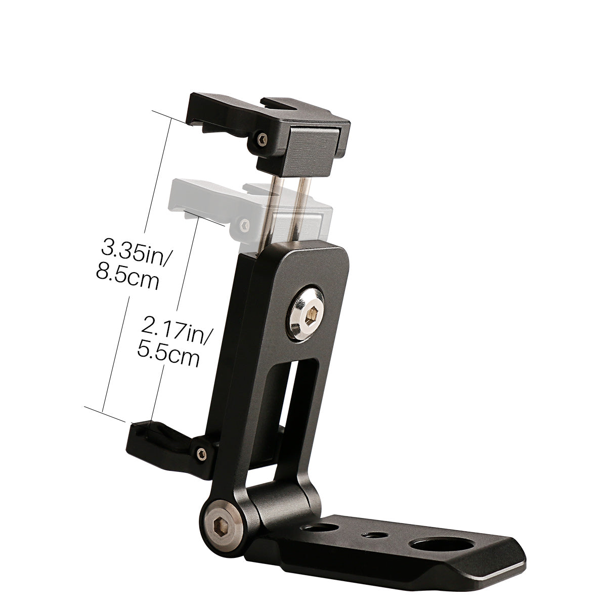 Uniqkart ST-05 Foldable Tripod Mount Adapter Phone Clip Holder Tripod Stand Quick Release Plate